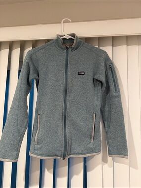 Patagonia Teal Zip-Up Fleece Jacket